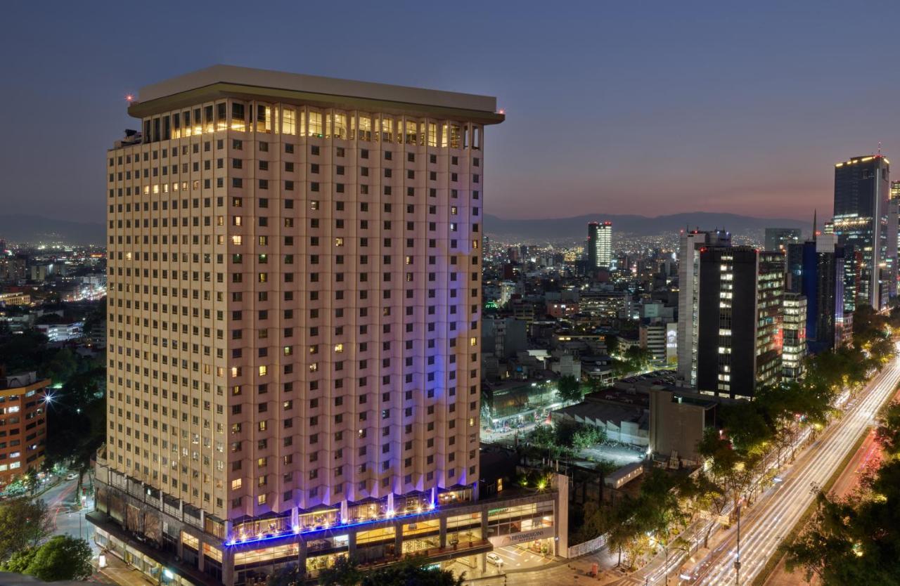 Fiesta Americana Reforma Ciudad de México Exterior foto The hotel at night